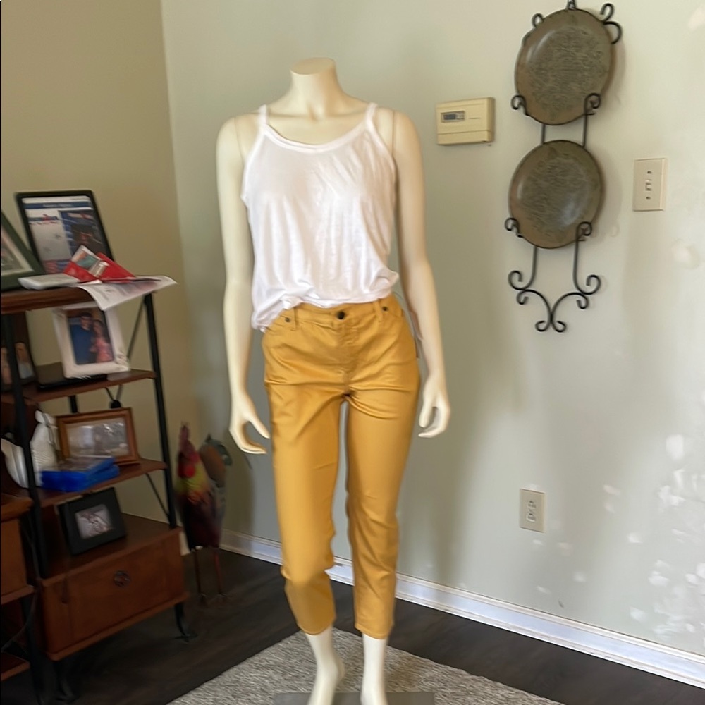 Talbots Yellow Slimming Pants